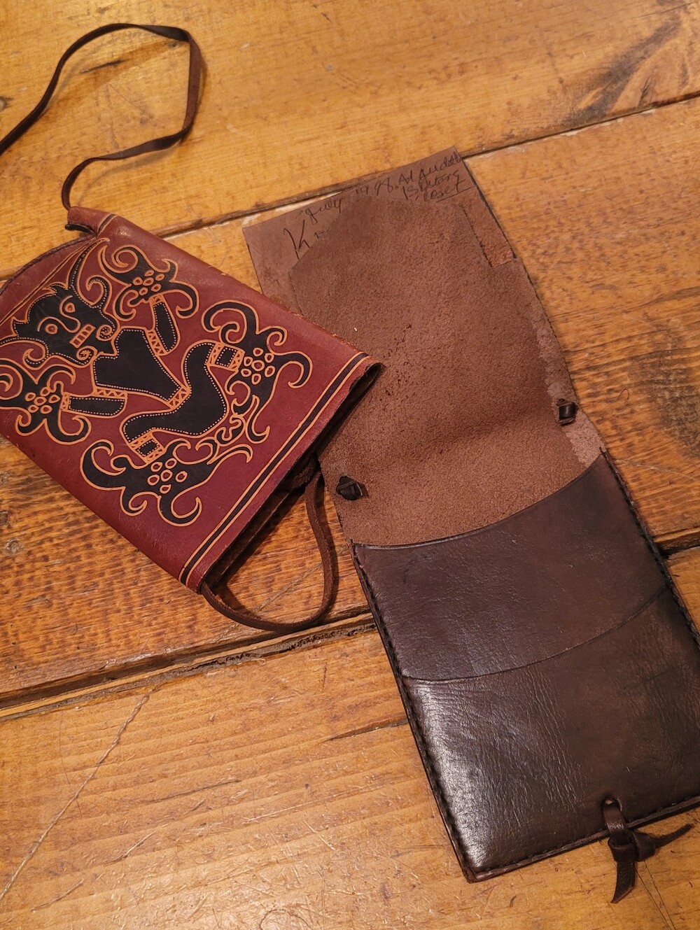 Folk Art Passport Wallet